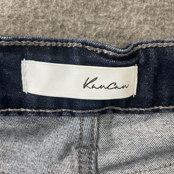 KANCAN Womens Jeans 11/29 Mid-Rise Dark Wash Bootcut Stretch Style # KC8683D EUC - Picture 5 of 14